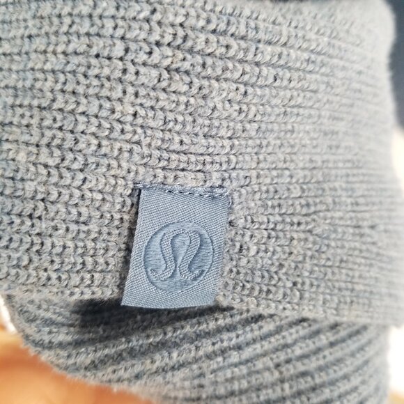 Lululemon Sweater Cotton Blend Boxy Blue Size Large - Picture 7 of 8